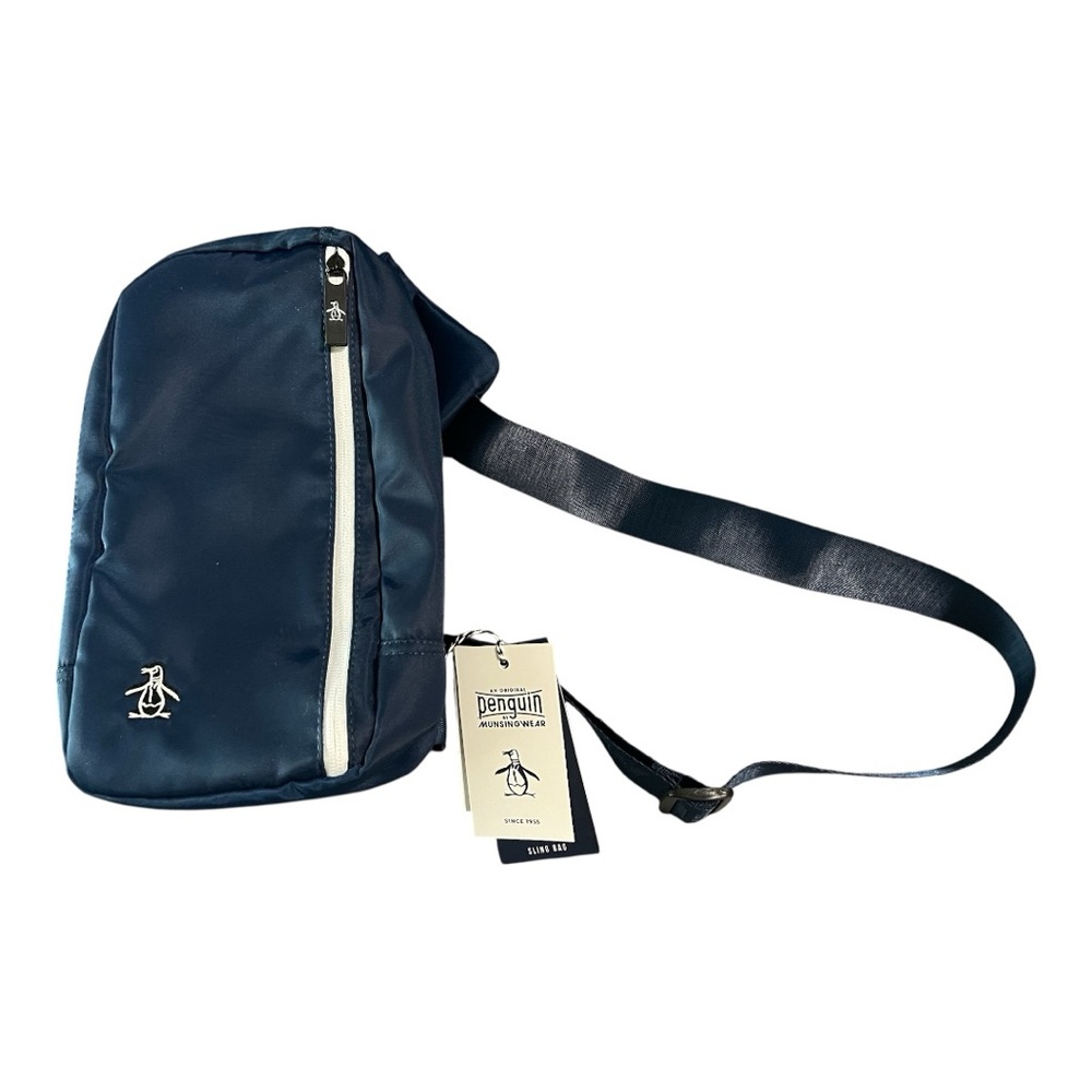 Original Penguin Dark Blue Sling Bag-SOLD